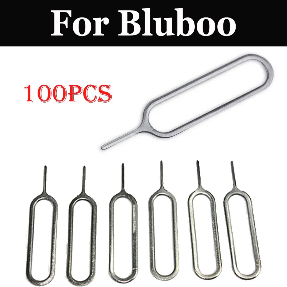 

100pcs Sim Card Tray Removal Eject Pin Tool For Bluboo Xfire 2 Dual Picasso Maya Maya Max Mini S1 S8 S8 Plus D1 D5 Pro S3