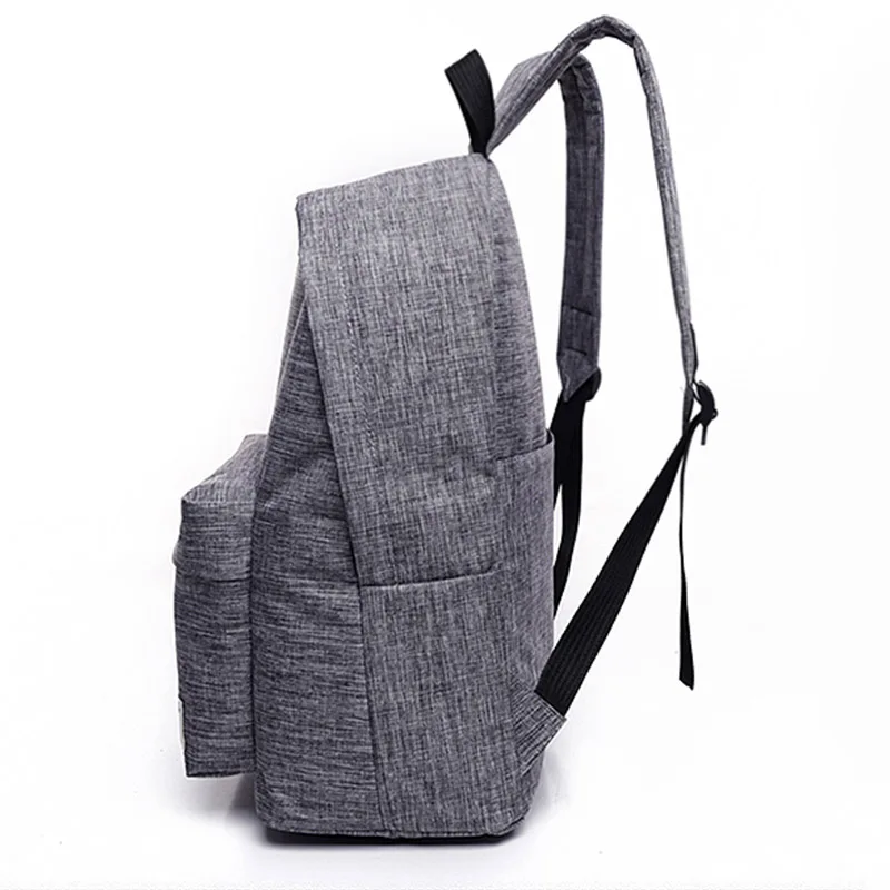 Bacisco Mochila de lona de los hombres de las mujeres de gran capacidad portátil Mochila escolar estudiante bolsas para los adolescentes de viaje Mochila Bacisco Mochila de lona de los hombres de las mujeres de gran capacidad portátil Mochila escolar estudiante bolsas para los adolescentes de viaje Mochila