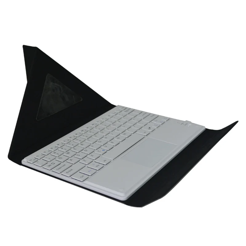 Новая Съемная Беспроводная Bluetooth клавиатура с тачпадом + чехол из искусственной