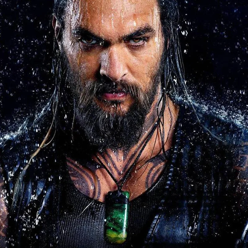 Ожерелье из смолы с подвеской Justice League Aquaman модный подарок в виде фильма