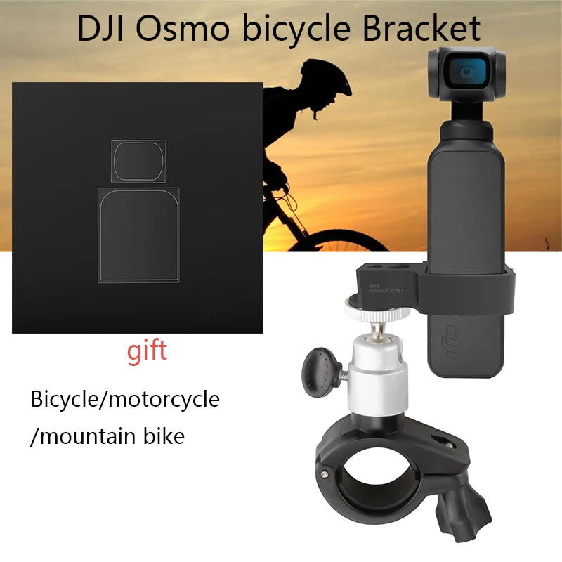 

Bicycle Mount Holder Bike Bracket Stand Clampmountain Bikes Stander Clip Part for DJI OSMO POCKET Handheld Gimbal Stabilizer