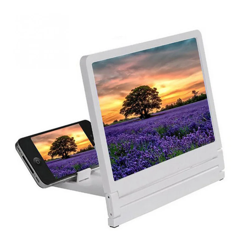 

3D Mobile Phone Screen Magnifier HD Video Amplifier Smartphone Expander Enlarge Stand JLRJ88
