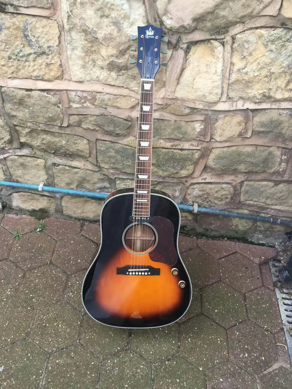 

free shipping J160E style sunburst acoustic guitar 160e solid wood acoustic electric guitar