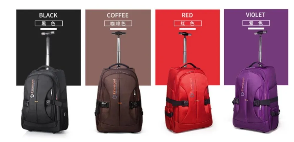 Оксфордский рюкзак на колесиках, женский рюкзак-тележка Сумка для путешествий, сумка для багажа, мужской рюкзак на колесиках, сумка для багажа, рюкзак на колесиках