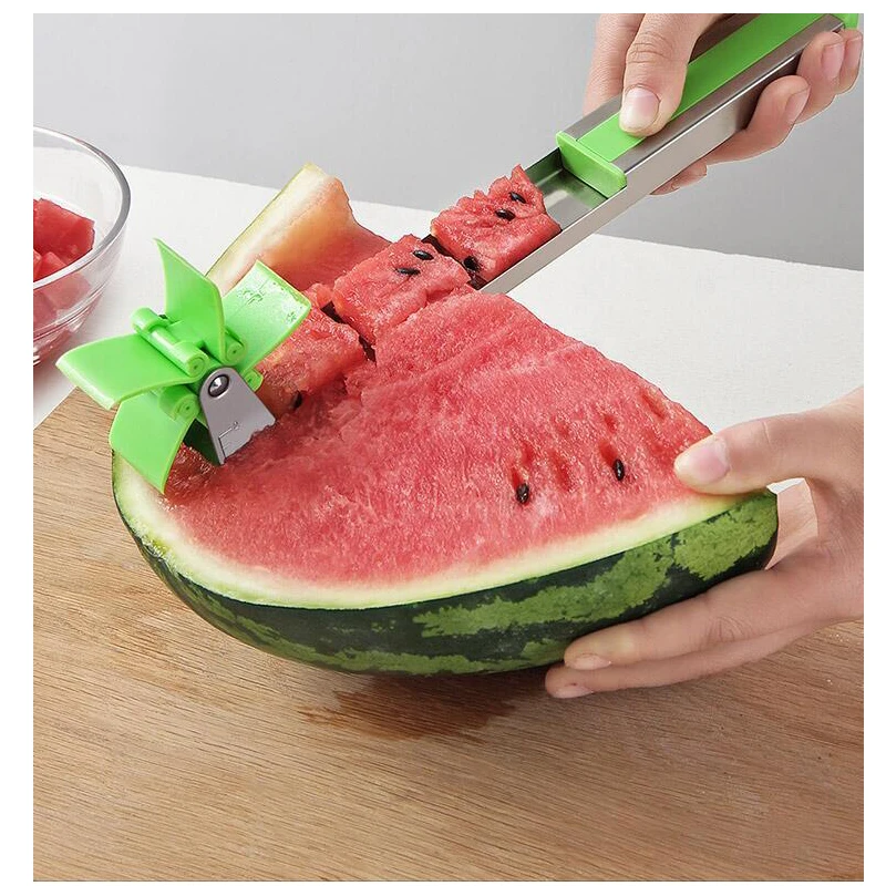 Stainless steel watermelon slicer,Windmill watermelon slicer,watermelon artifact Fruit Tool