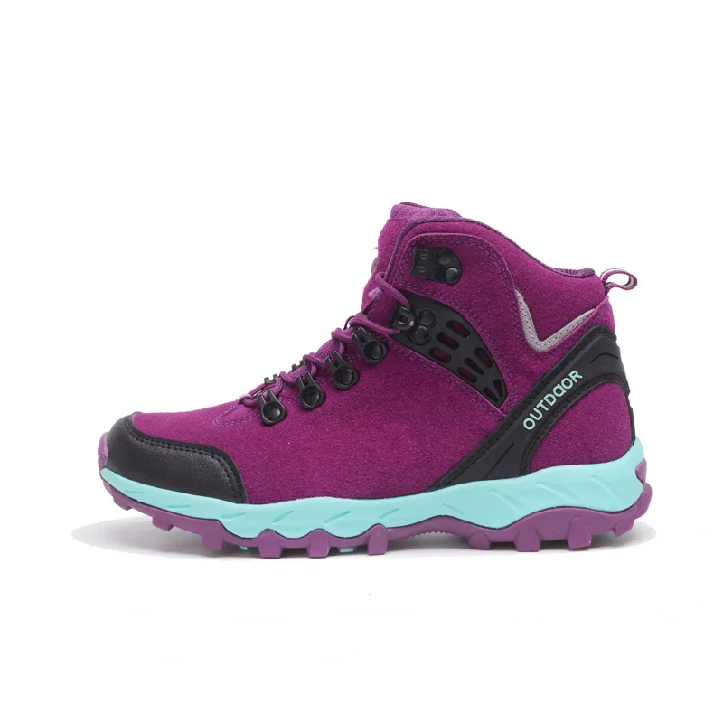 

New Arrival Winter Women's Warm Hiking Shoes Women Lovers Outdoor Antiskid Winter Trekking Sport Hiking Shoes Men& Women