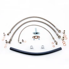 Kinugawa Turbo Oil and Water Line Kit for Nissan S14 S15 SR20DET W/ RB25DET T3 Turbocharger Top Mount