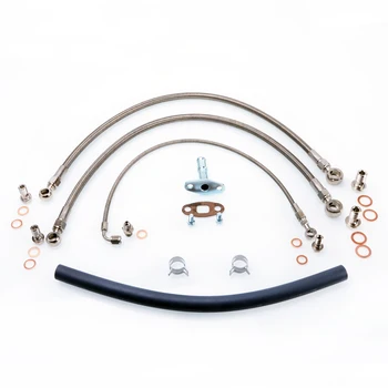 

Kinugawa Turbo Oil and Water Line Kit for Nissan S14 S15 SR20DET W/ RB25DET T3 Turbocharger Top Mount