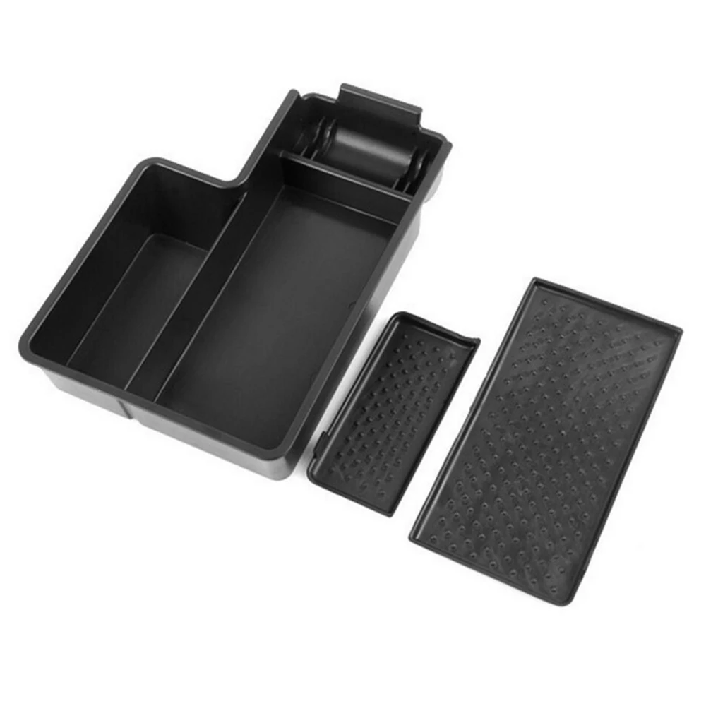 

Auto Armrest Storage Box For VW Golf MK6 2009 2010 2011 2012 2013 ABS Secondary Glove container Box tray Car Styling