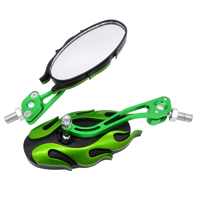

1 Pair 8mm/10mm Universal Motorcycle Rearview Mirror Handle Bar End Side Mirrors Motocross Accessories Aluminum Rearview Mirrors