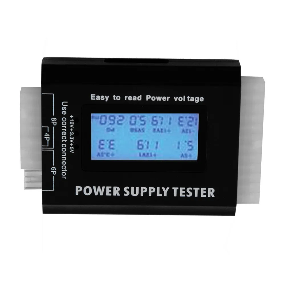 

Power Supply Tester LCD Display Screen Computer Case Power Supply Diagnostic Tester Stock Offer