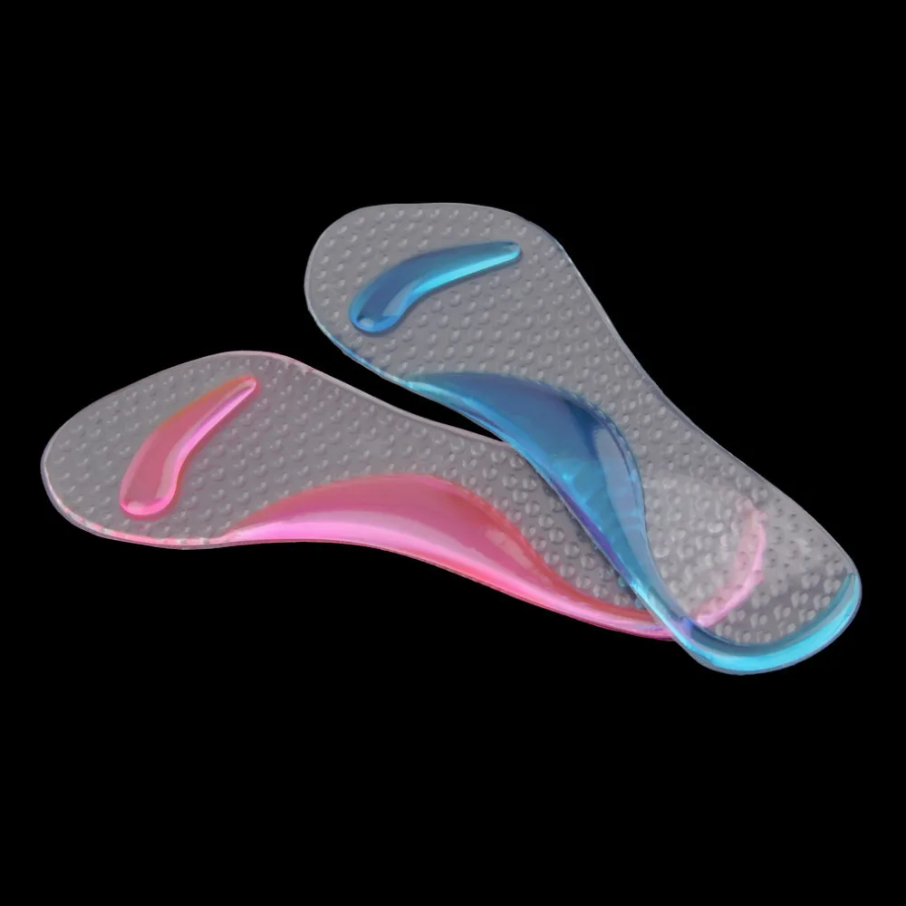 

Gel Insole 3/4 Lady Shoe Pad With Non-Slip Arch Support And Cushion Ortics Feet Care Washable Worldwide