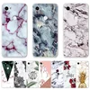 Fundas – coque de téléphone à motif imprimé marbre et fleur, étui Transparent en Silicone pour Google Pixel 5 4a 4 3 3a XL 4G 5G ► Photo 1/6