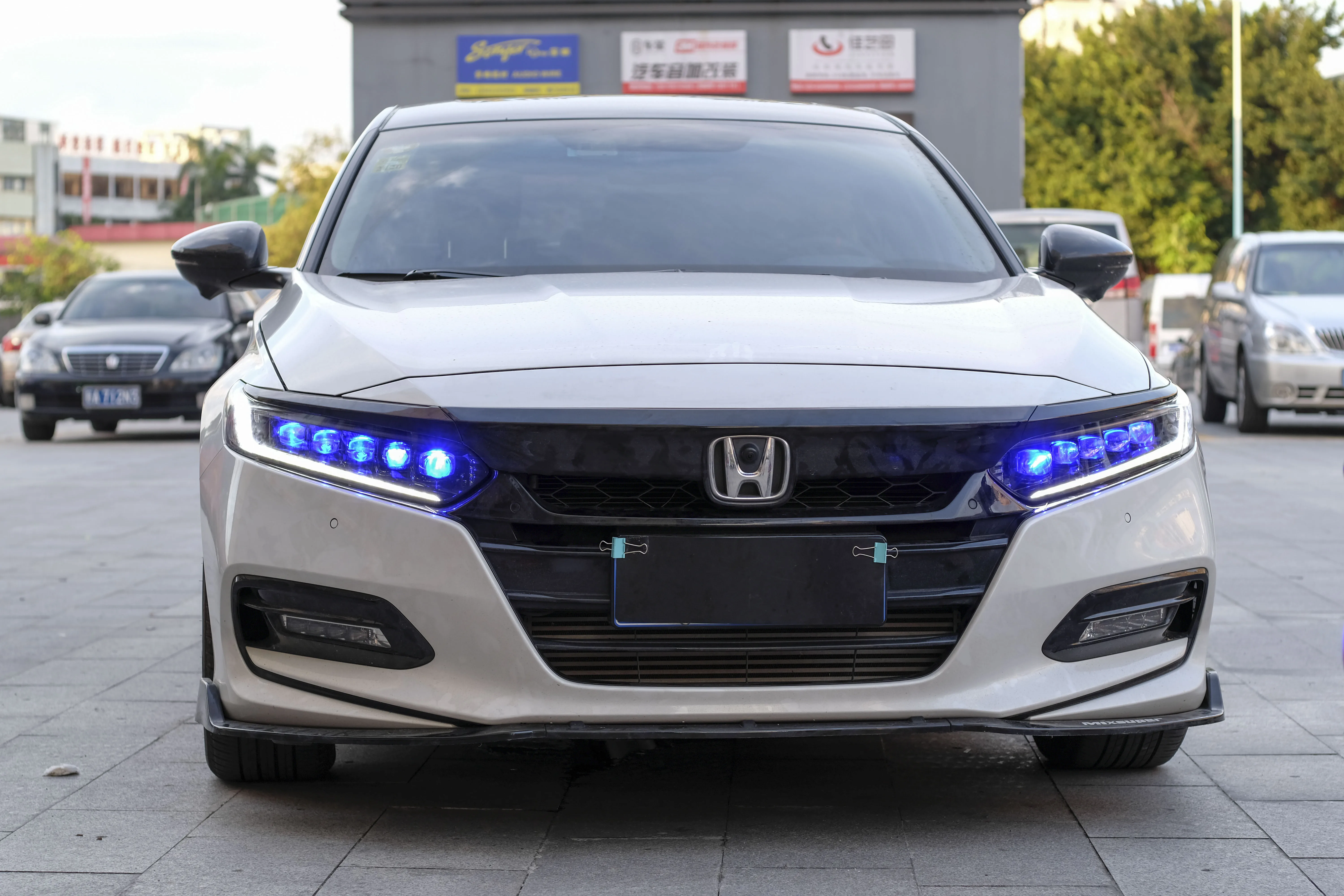 Для Honda Accord сборка фар ремонт светодиодный стример указатель поворота ремонт Accord фара в сборе