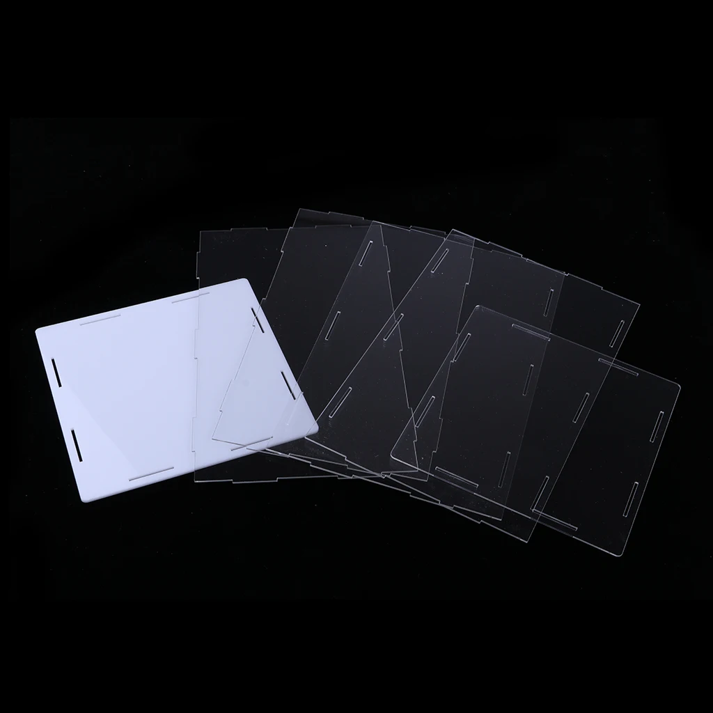 15x15x25cm Clear Acrylic Display Case Show Box for Action Figures Doll Model