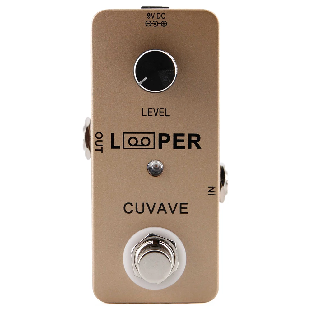 CUVAVE Looper Guitar Effect Pedal 24 bit Lossless Uncompressed Tone 5 Minutes Recording Effects Stompbox for Electric | Спорт и