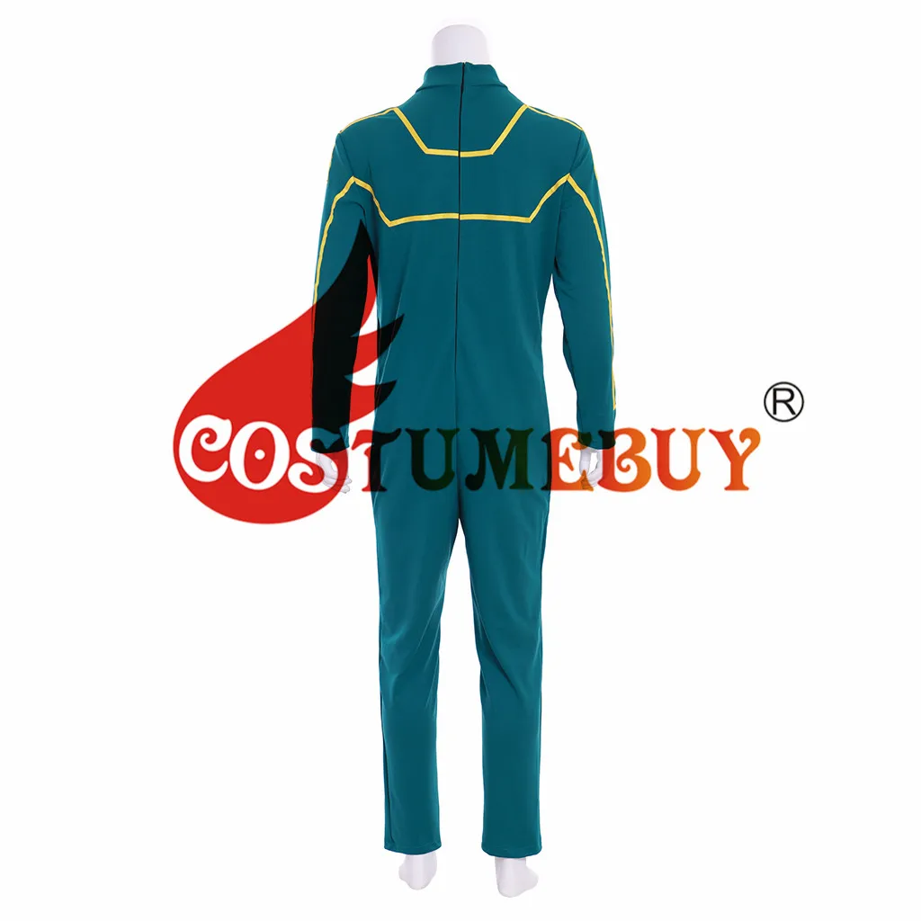 CostumeBuy Kick Ass Косплей Костюм Kick-Ass Dave Lizewski Косплей комбинезон Хэллоуин вечерние полный комплект одежды на заказ