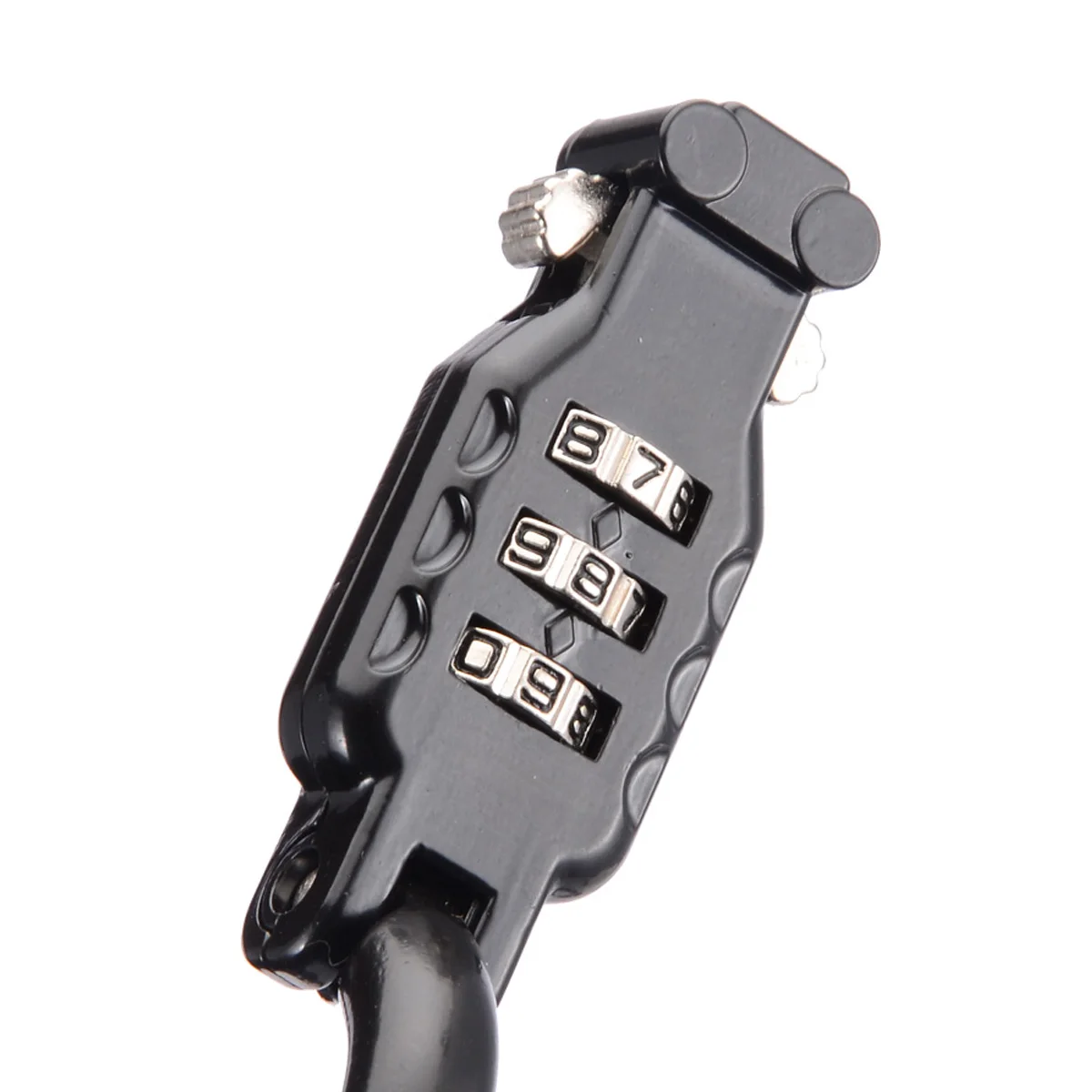 Mayitr 1pc Universal Motorcycle Helmet Lock Helmet Combination Lock with T-Bar Black for Locks & Latches