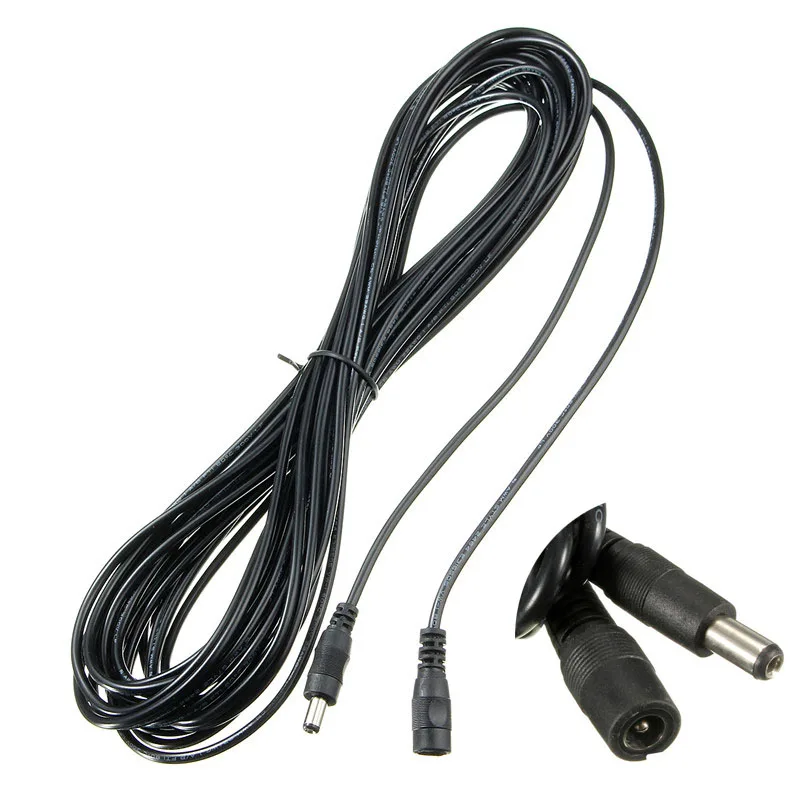 10ft 3M DC 12V Power Extension Cable Cord for CCTV Cameras 5.5mm* 2.1mm