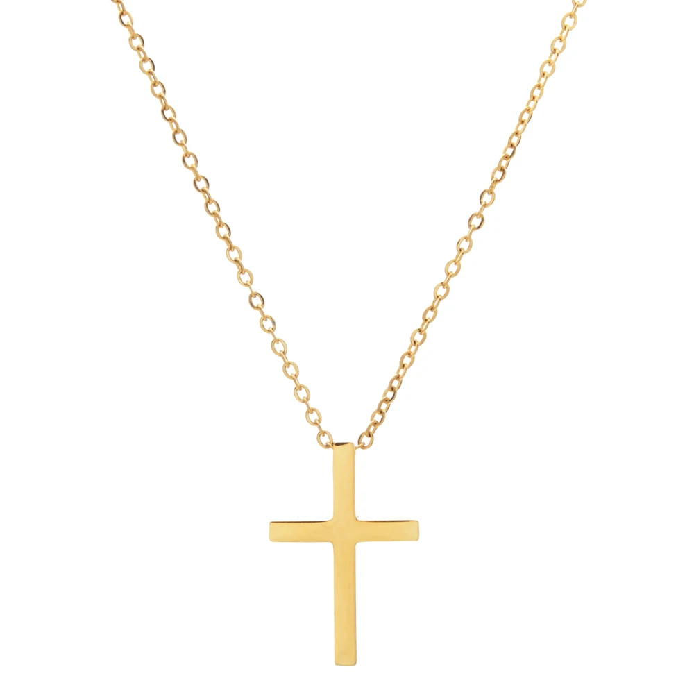ZMZY новые христианские ювелирные изделия ручной работы из тонкой нержавеющей стали крест кулон ожерелья для женщин католический распятие Воротник Колье