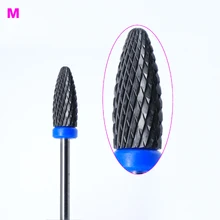 Дрель для ногтей керамическая головка для стопы-пламя бит для ногтей электрическое сверло для салона-Маникюр пилка для ногтей инструмент Керамическая пилка для ногтей