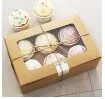 Синий горошек/крафт бумажный пакет для печенья упаковка пряников печенья печенье Конфета коробка для пирога пекарня подарочные упаковочные коробки вечерние сувениры