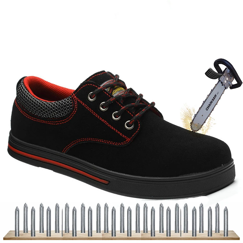 

Work Safety Boot Men Sneakers Steel Toecap Shoes Anti-smashing Work Safety Shoes Breathable Military Boots Indestructible Shoes