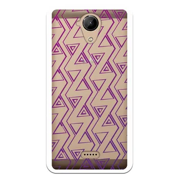 

Stand case costume drawing Triangulos Purples WP016 for Wiko U Feel Lite