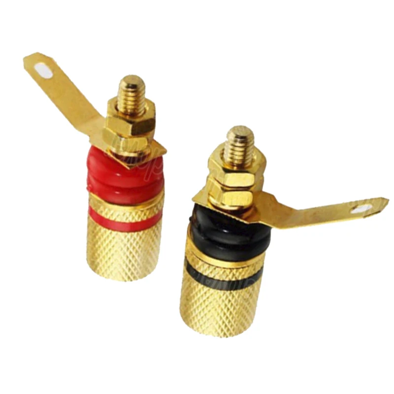

20pcs Gold Plated Audio speaker Binding Post Amplifier terminal for 4mm Banana Plug connector