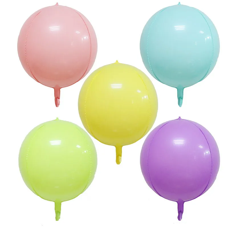 

20pcs 22inch 4D macaron balloon candy color baby shower birthday party arrangement arches balloon decoration wedding supplies