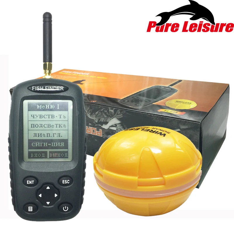 

PureLeisure Portable Wireless Fish Finder Camera Detector with Wireless LCD Sonar Sensor Echo Sounder Lake Sea Fishing Finders