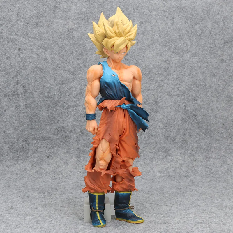 MSP Dragon Ball Z Master Stars Piece Son Goku Manga Dimension gohan Super Saiyan Vegeta PVC dragonball Action Figures model toy - Цвет: yellow bag