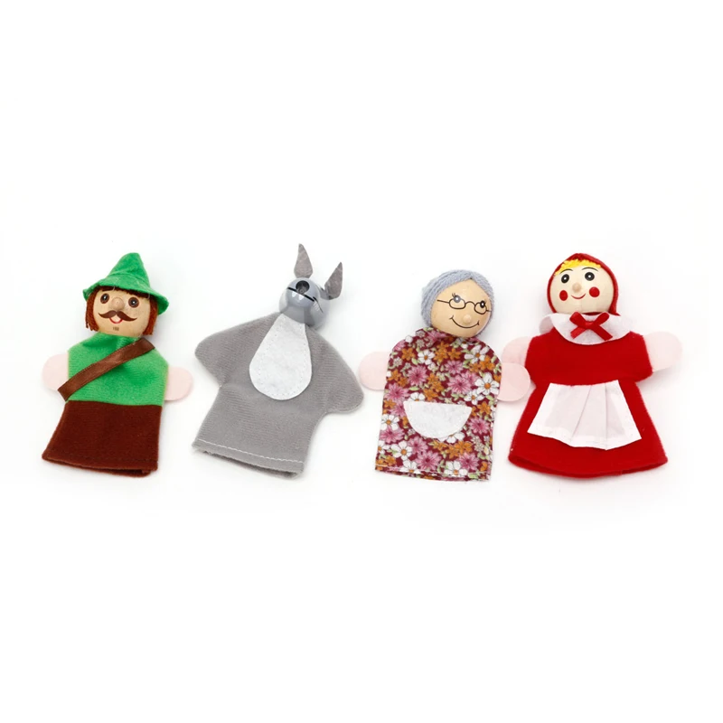 HBB Красная Шапочка» и «волк сказка играть в игры на пальцы набор игрушек