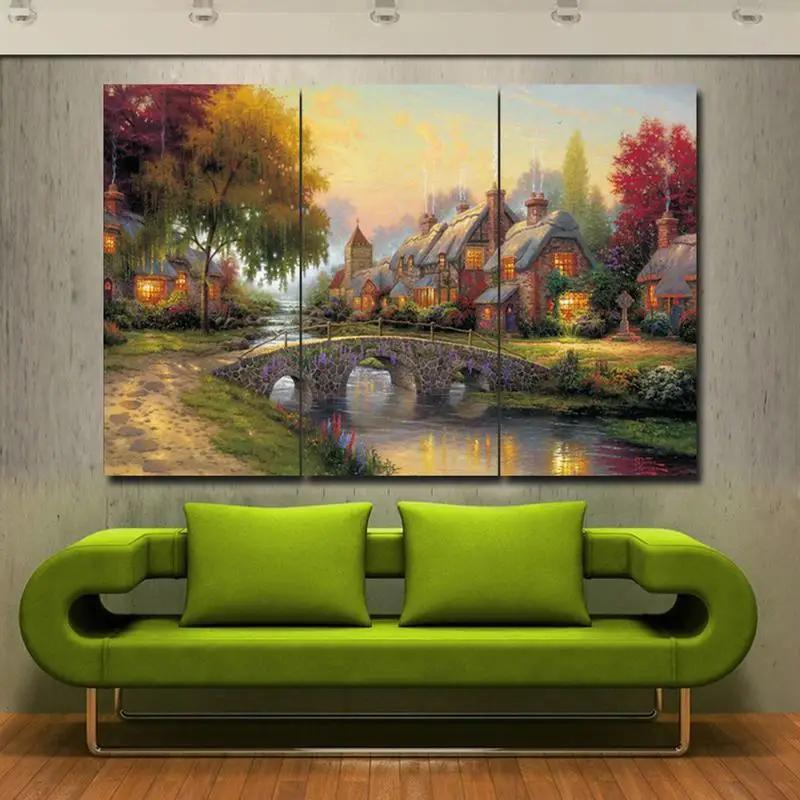 

Nordic Decoration Pictures Wonderland oil painting wall art canvas painting poster and printed for living room decoration painti