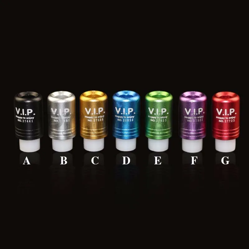 Pilot VAPE Stainless Steel Metal VIP 510 Drip Tips Mouth for RDA RBA