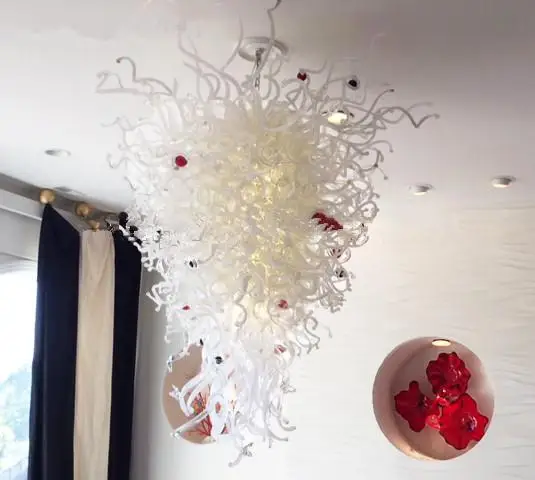 

New Hot Sale Dlale Art Lamps Murano Glass LED Light Hand Blown Glass Chandelier Lighting