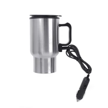 SEKINEW нержавеющая сталь 12 В Авто адаптер кружка-непроливайка с подогревом нагревательная чашка аксессуары для интерьера украшения