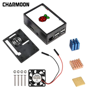 

Raspberry Pi 3 3.5 inch Display Touch Screen + ABS Case + Fan + Heat sink for Raspberry Pi 3B+/ Raspberry Pi 3/RPI 3B +