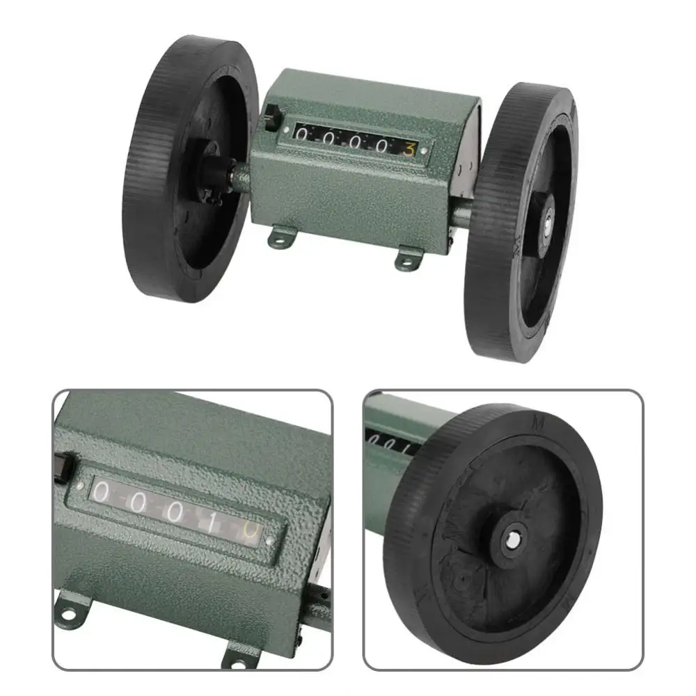

Z96-F Length Counter Max Speed 200RPM Double Rolling Wheel 5 Digits 0-9999.9m