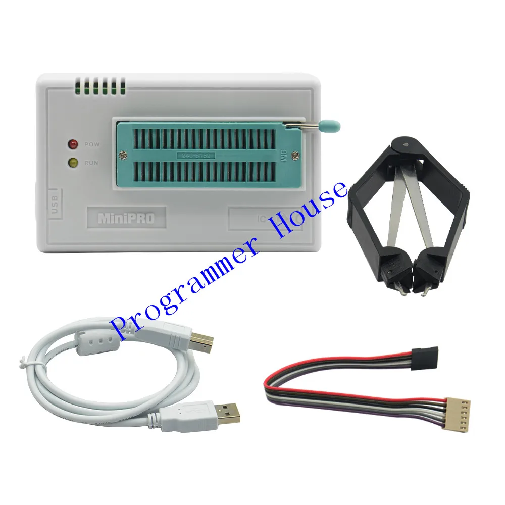 2020 V10.37 minipro TL866II Plus высокоскоростной USB универсальный Bios программатор + 10
