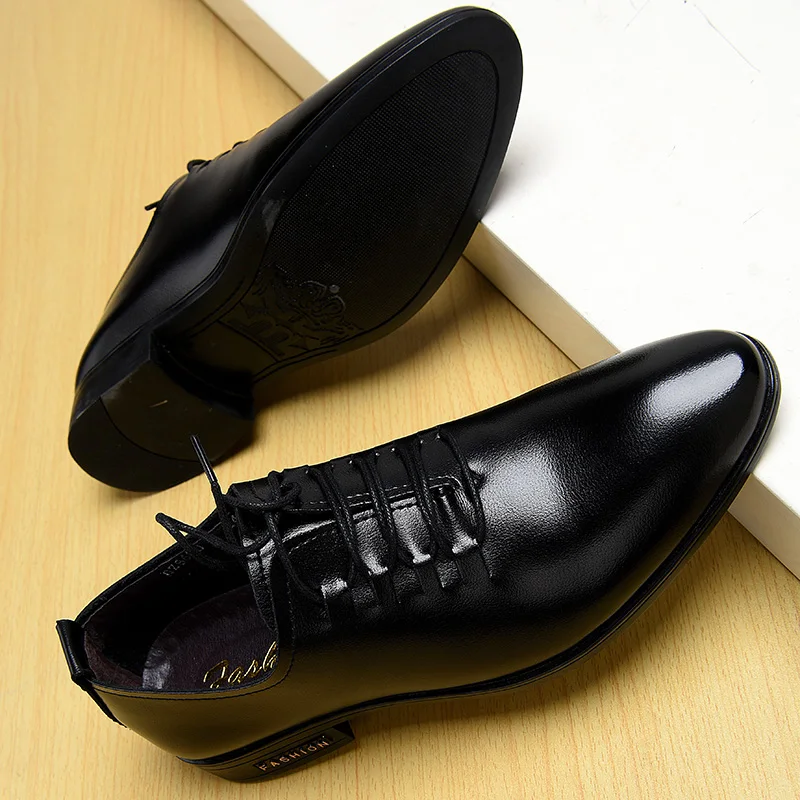 Мужская обувь, корейская мода, британская деловая повседневная одежда, летняя черная дышащая с острым носком, Парикмахерская