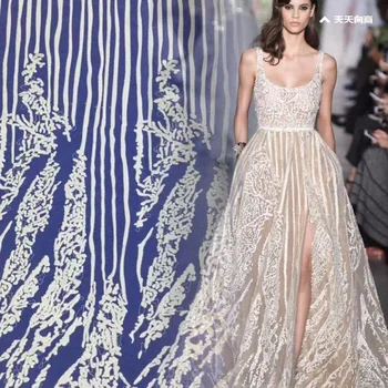 

special SYJ-6620 embroidery tulle lace fabric nigerian lace fabric for nice dress