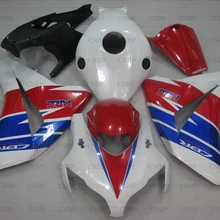 Для Honda Cbr1000 RR 2008-2011 обтекателя Наборы Fireblade 10 11 Пластик Обтекатели для Honda Cbr1000 RR 2008 сине-белые красный кузов