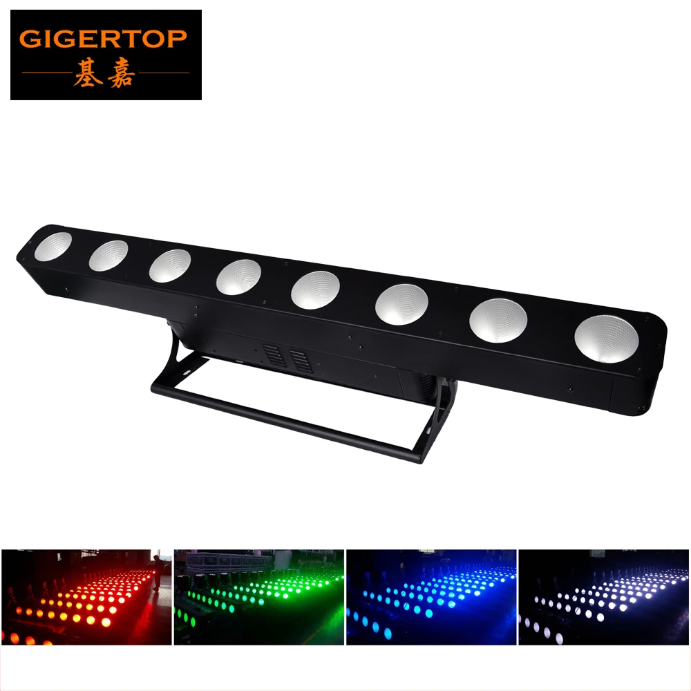 

TIPTOP COB LED BAR 8 Eyes 8x30W RGBW/White Color Optional Led Audience Light Long Shape COB Big Size Stage Led Wall Washer Light