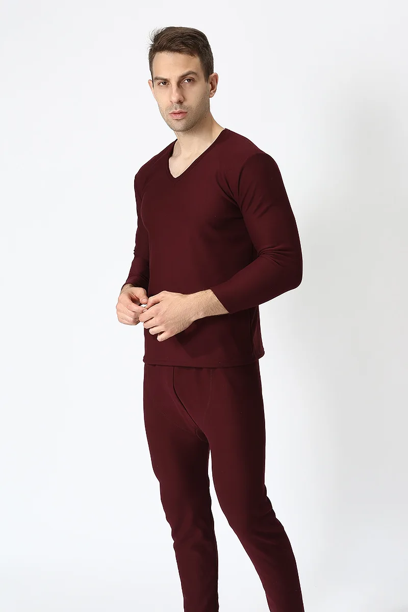 plus Size XL-9XL 2020 autumn winter men thicken thermal underwear men long johns velvet soft warm suits shirt+pants 2 pieces set big and tall long johns