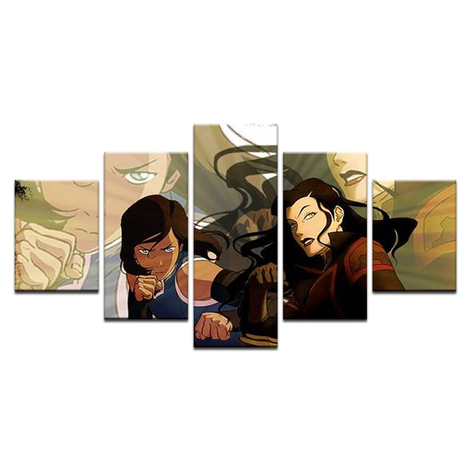 Modern Children Room Wall Decor Cartoon Poster Legend of Korra Canvas