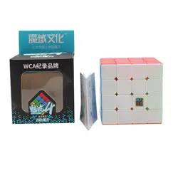 2019 Новый Cube Moyu Yuhu MeiLong MF8826 4x4 магический куб высокое качество Скорость Игрушки Magic Cube для Для детей cubo magico-красочный