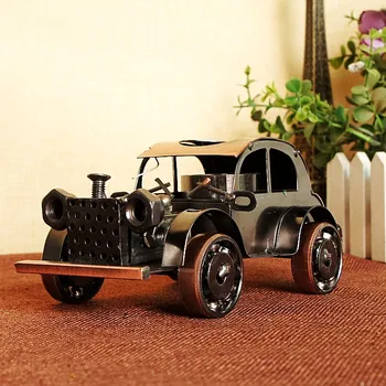 

Iron Metal Classic Car Model Home Decoration, Wedding Gifts Crafts Ornaments Retro Study Pendulum