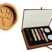 Винтаж Прохладный каракатицы Пользовательские изображение логотипа свадебные приглашения Воск уплотнительное штамп палисандр ручки Щупы для мангала плавления ложка подарок