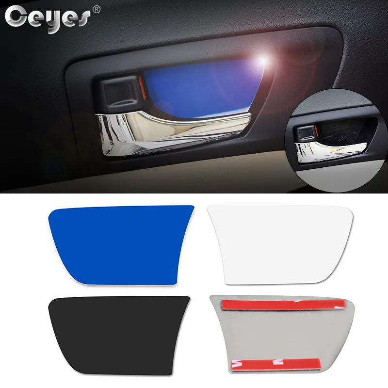 

Ceyes Auto Interior Door Handle Wrist Bowl Cup Trim Stickers Covers For Toyota Camry 2012 2013 2014 2015 2016 Car Styling Case